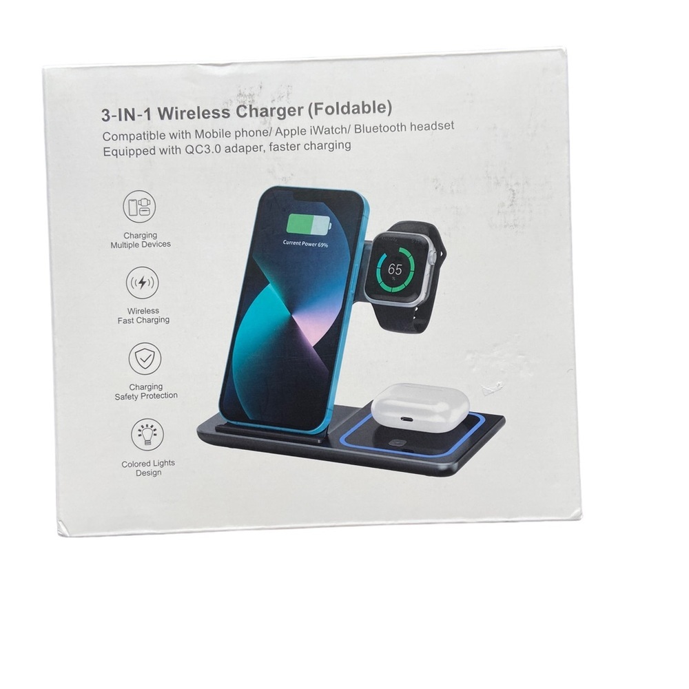 Wireless Charging Station 3 in 1 charger